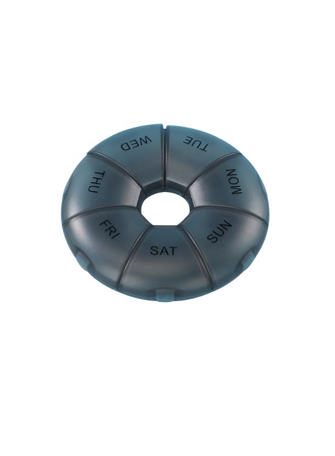 7-Day Portioned Medicine Container,Pill box,Pill Organizer for Vitamins,,Pills,Capsules, Moisture-Resistant and Dust-Proof,Ideal for Home Use and Travel - Image 1